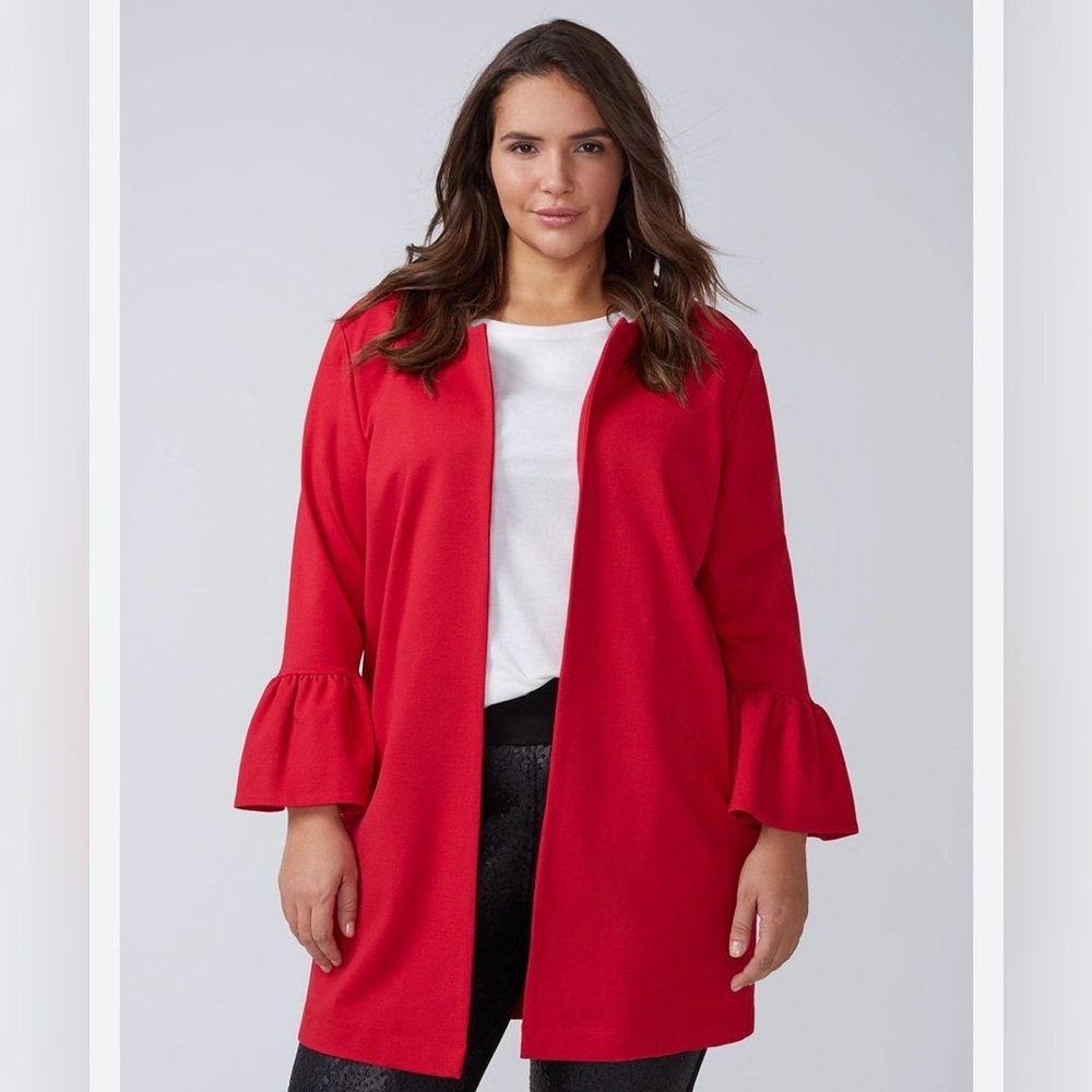 Lane Bryant Vibrant Red Jacket